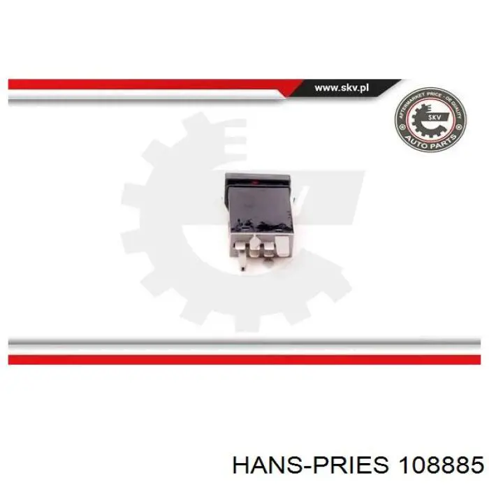 Кнопка аварийной сигнализации Hans Pries (Topran) 108885