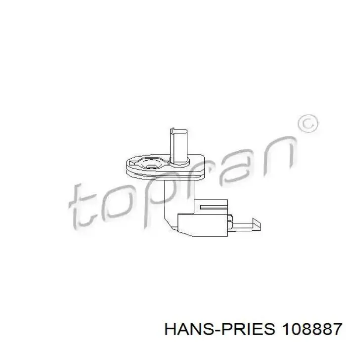 108887 Hans Pries (Topran) датчик закрывания дверей (концевой выключатель)