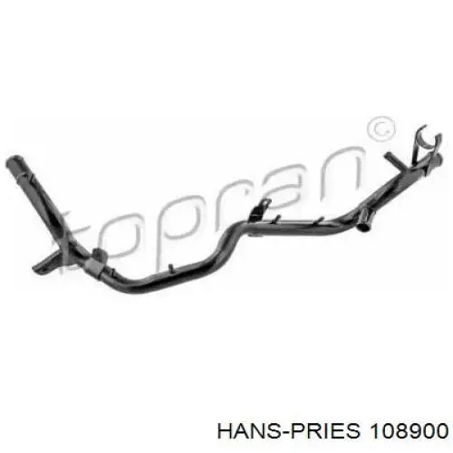 108900 Hans Pries (Topran) шланг (патрубок системы охлаждения)