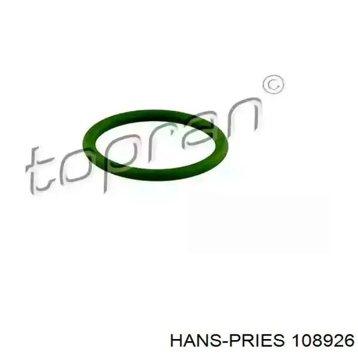 108926 Hans Pries (Topran) кольцо уплотнительное трамблера