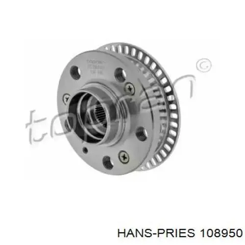 Cubo de rueda trasero 108950 Hans Pries (Topran)