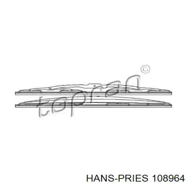 Щетки стеклоочистителя 108964 Hans Pries (Topran)