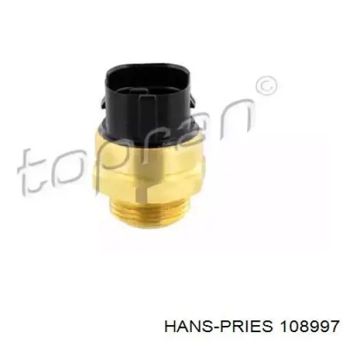 108997 Hans Pries (Topran) sensor de temperatura do fluido de esfriamento (de ativação de ventilador do radiador)