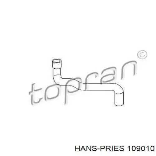 Шланг/патрубок системы охлаждения Hans Pries (Topran) 109010 цена, от 3.39 USD