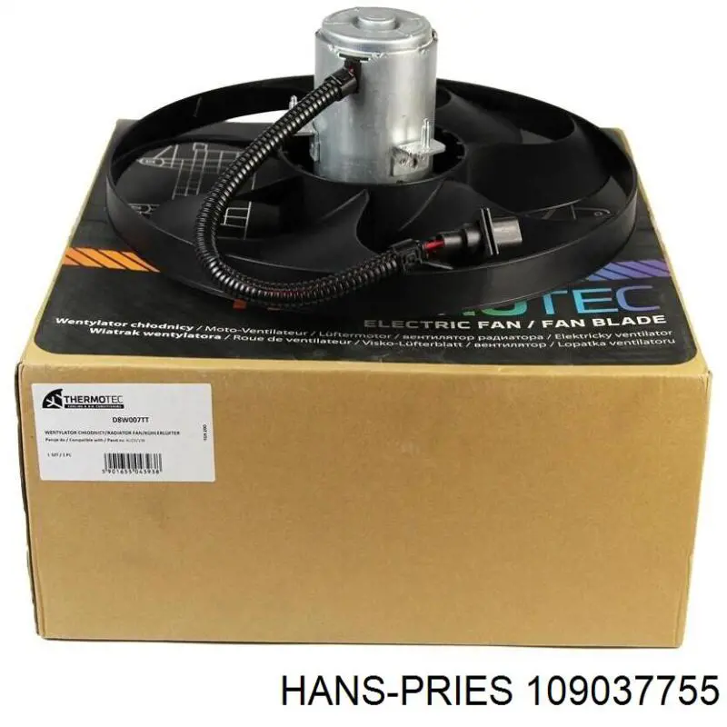 Электровентилятор охлаждения 109037755 Hans Pries (Topran)
