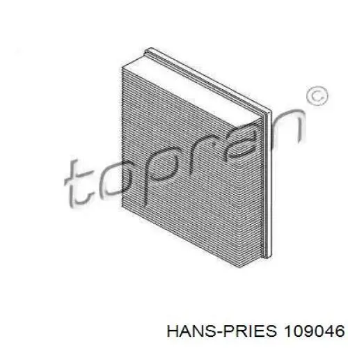 Воздушный фильтр 109046 Hans Pries (Topran)