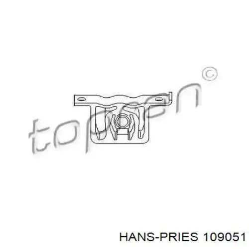 Подушка глушителя 109051 Hans Pries (Topran)