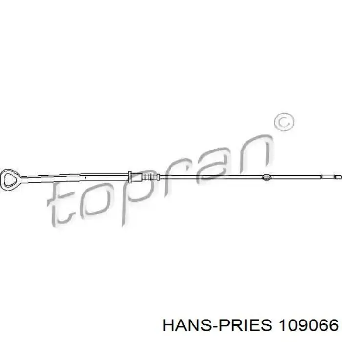 Щуп (индикатор) уровня масла в двигателе Hans Pries (Topran) 109066