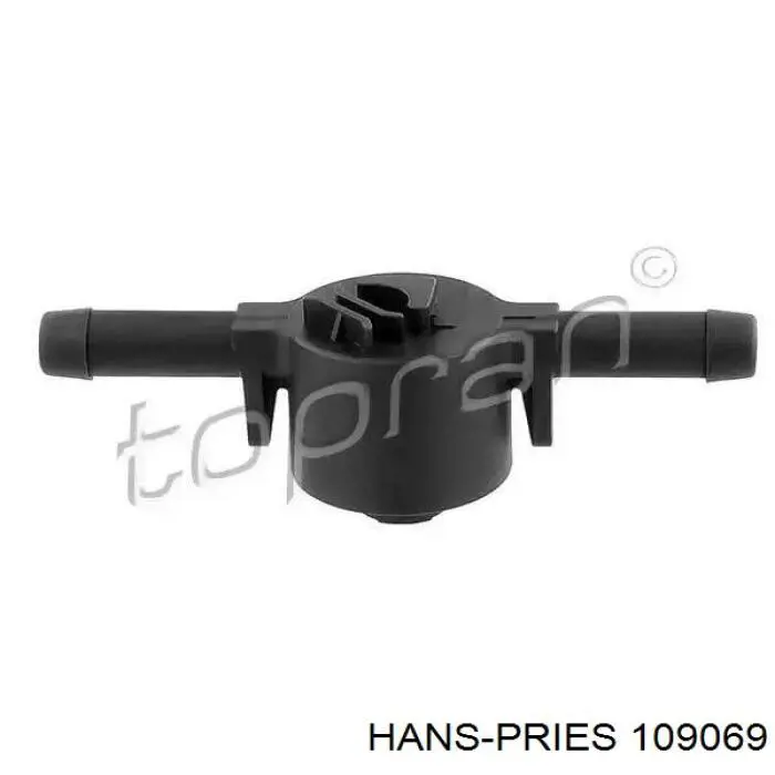 109069 Hans Pries (Topran) обратный клапан возврата топлива