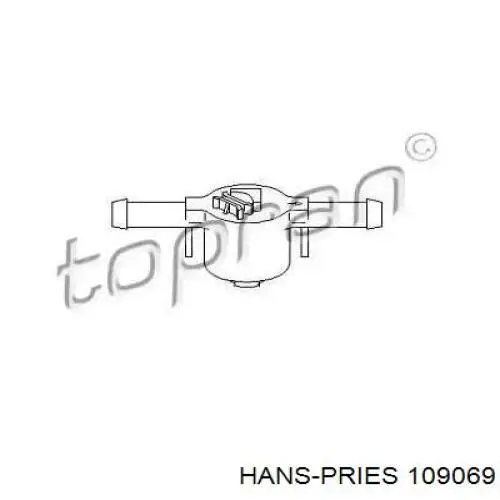 Обратный клапан возврата топлива Hans Pries (Topran) 109069 цена, от 8.19 USD