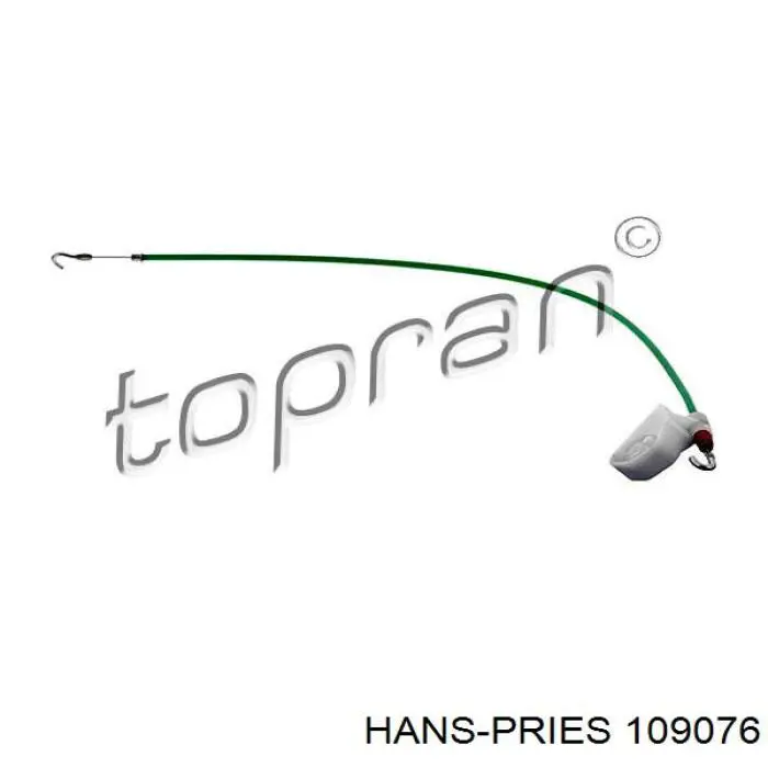 Трос замка двери передней правой Hans Pries (Topran) 109076 цена, от 4.09 USD
