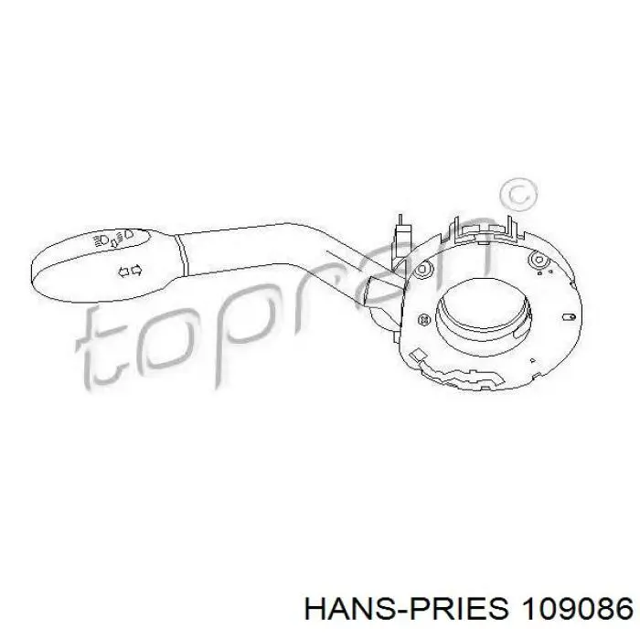 Левый подрулевой переключатель 109086 Hans Pries (Topran)