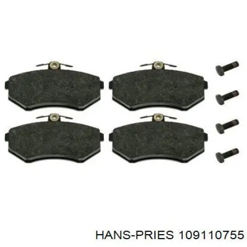 109110755 Hans Pries (Topran) Кожух ремня ГРМ, верхний