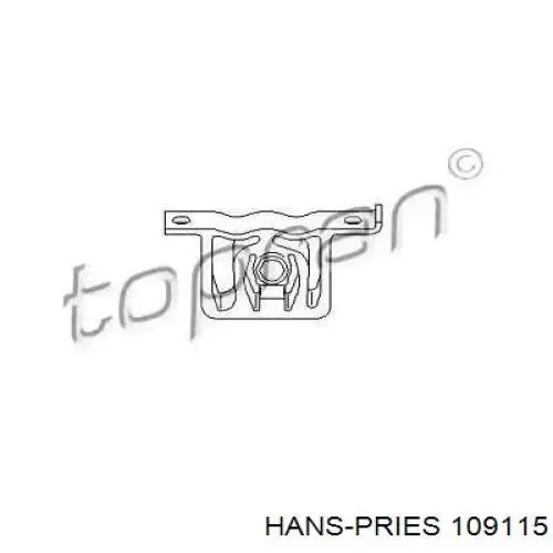 Подушка глушителя 109115 Hans Pries (Topran)