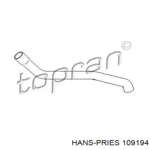 Шланг радиатора охлаждения Hans Pries (Topran) 109194 цена, от 8.74 USD