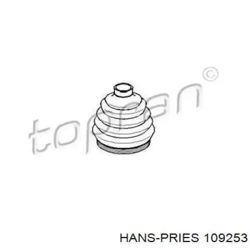 Пыльник ШРУСа наружный 109253 Hans Pries (Topran)