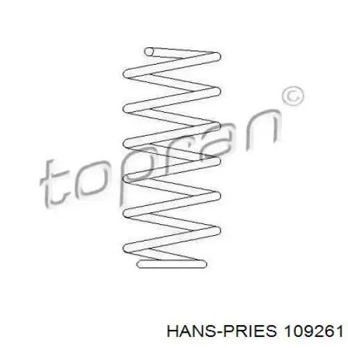 Передняя пружина 109261 Hans Pries (Topran)