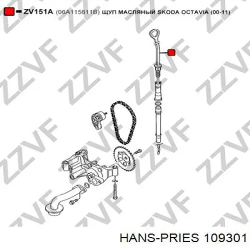 Индикатор уровня масла Hans Pries (Topran) 109301 цена, от 3.38 USD