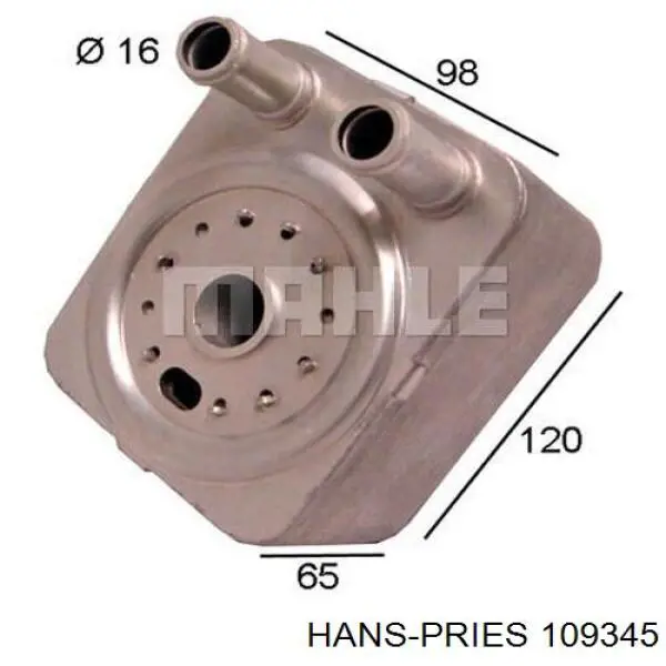 Пробка расширительного бачка Hans Pries (Topran) 109345