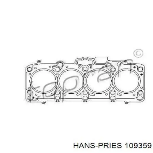 Прокладка ГБЦ 109359 Hans Pries (Topran)