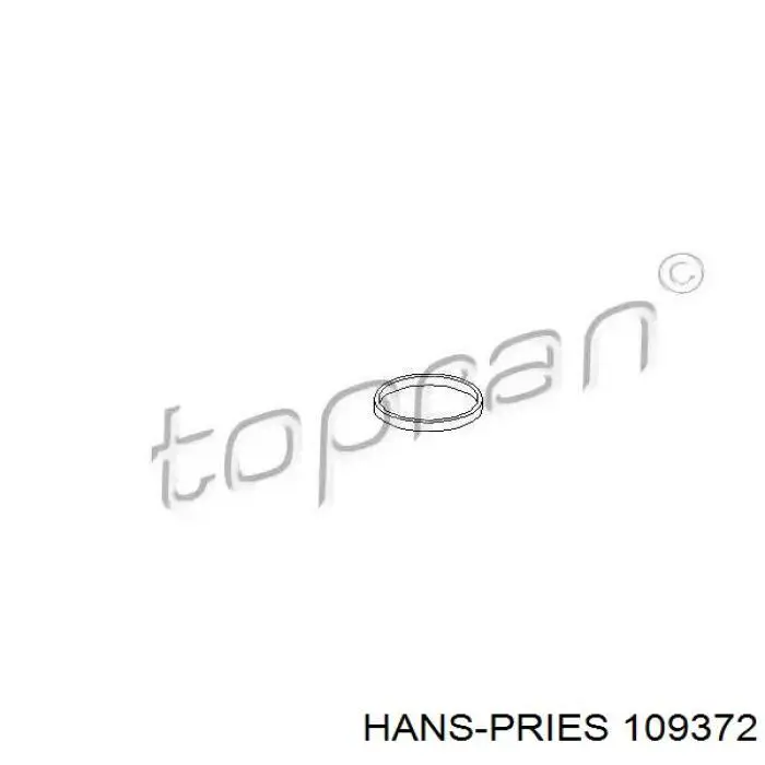 109372 Hans Pries (Topran) прокладка впускного коллектора