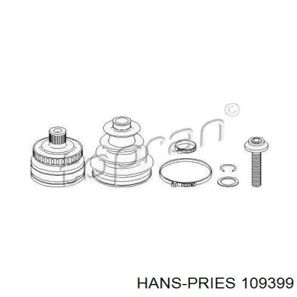 ШРУС наружный передний 109399 Hans Pries (Topran)