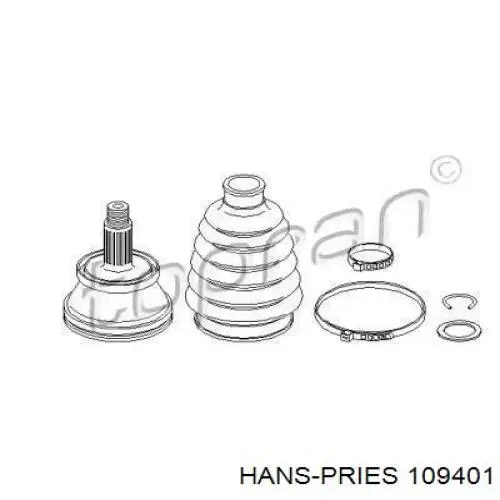 ШРУС наружный передний 109401 Hans Pries (Topran)