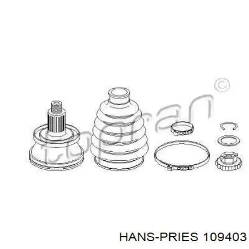 ШРУС наружный передний 109403 Hans Pries (Topran)