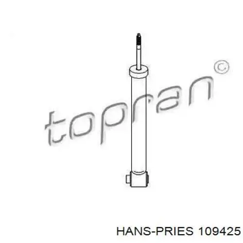 Амортизатор задний 109425 Hans Pries (Topran)