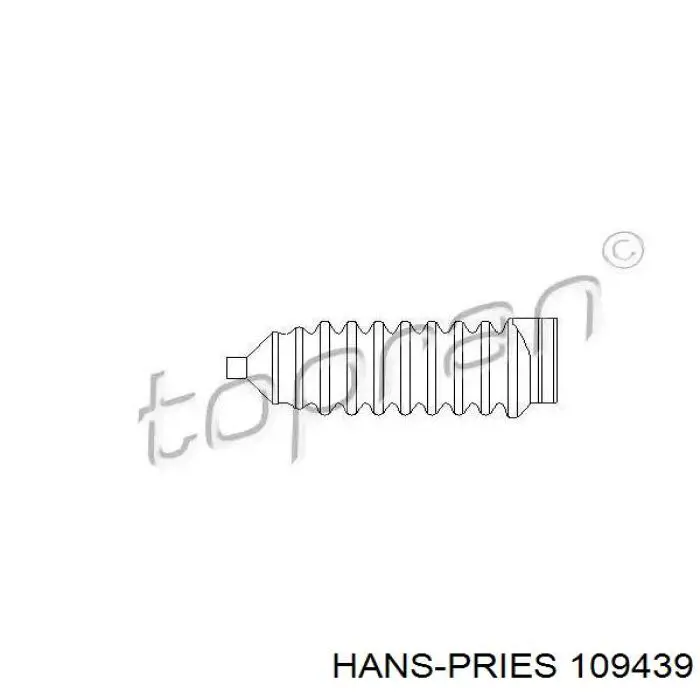 Купить 109439 Hans Pries (Topran) Чехол рулевого механизма