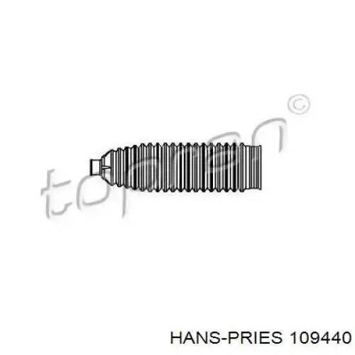 Пыльник рулевой рейки 109440 Hans Pries (Topran)