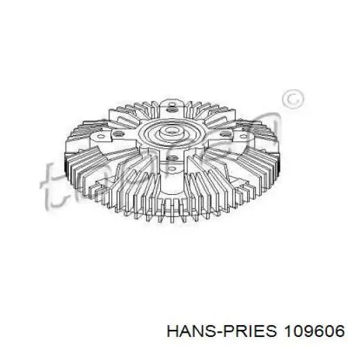 109606 Hans Pries (Topran) вискомуфта (вязкостная муфта вентилятора охлаждения)