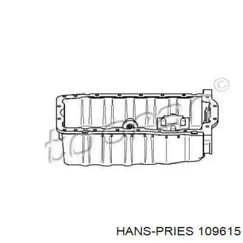 109615 Hans Pries (Topran) поддон масляный картера двигателя