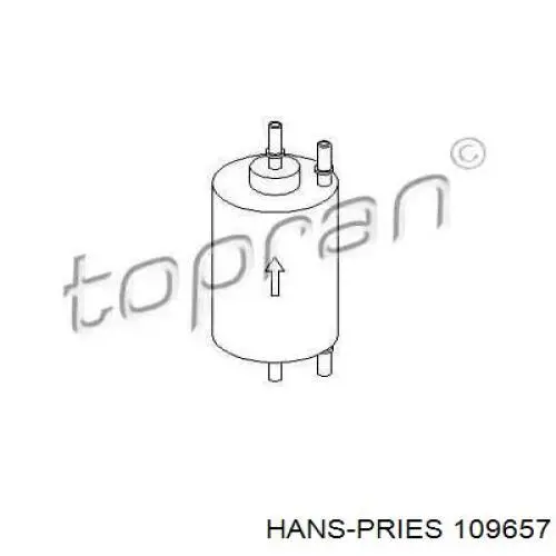 Топливный фильтр 109657 Hans Pries (Topran)