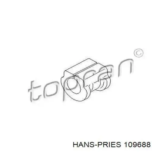 109688 Hans Pries (Topran) втулка переднего стабилизатора