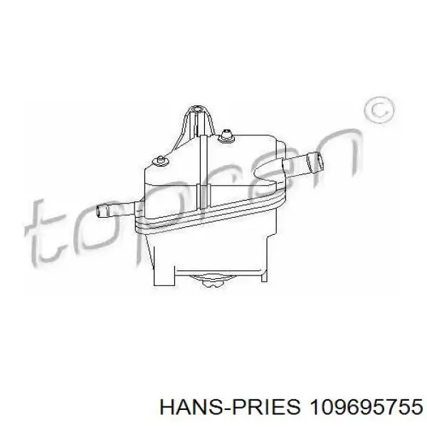 Бачок насоса ГУР 109695755 Hans Pries (Topran)