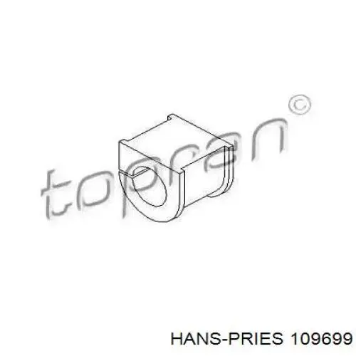 109699 Hans Pries (Topran) втулка стабилизатора заднего