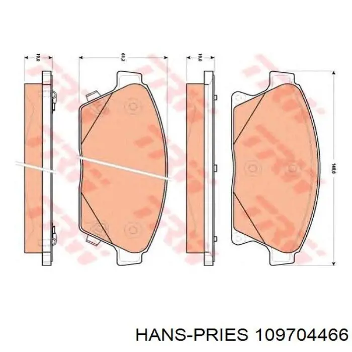 Втулка рычага кпп Hans Pries (Topran) 109704466 цена, от 2.30 USD