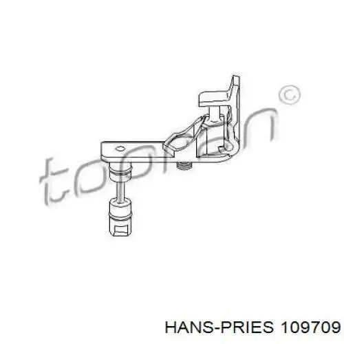 Кронштейн куліси КПП 109709 Hans Pries (Topran)