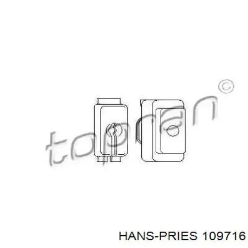 109716 Hans Pries (Topran) трос сцепления