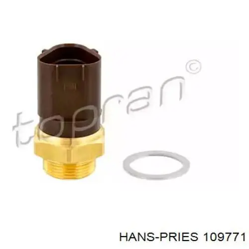 109771 Hans Pries (Topran) датчик температуры охлаждающей жидкости (включения вентилятора радиатора)