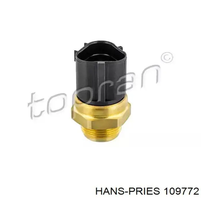 109772 Hans Pries (Topran) датчик температуры охлаждающей жидкости (включения вентилятора радиатора)