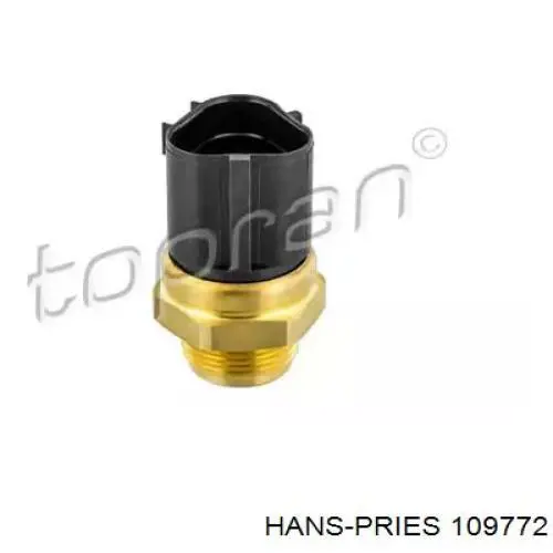 Sensor, temperatura del refrigerante (encendido el ventilador del radiador) 109772 Hans Pries (Topran)