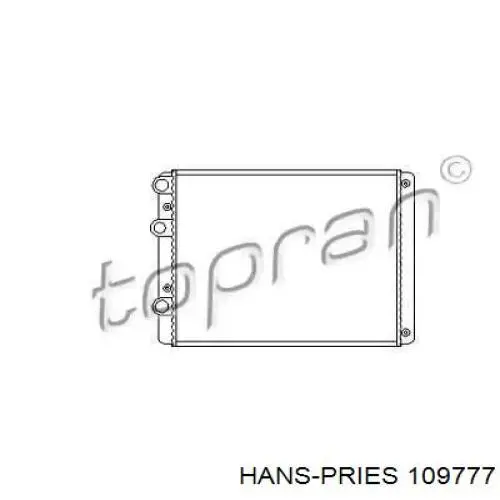 Радиатор 109777 Hans Pries (Topran)