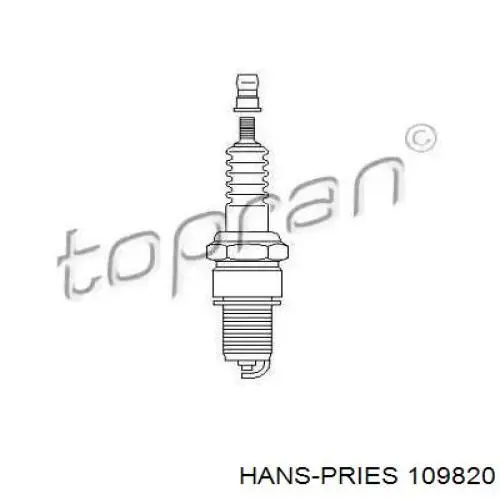 Свечи зажигания 109820 Hans Pries (Topran)