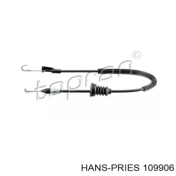109906 Hans Pries (Topran) трос (тяга открывания замка двери передней)