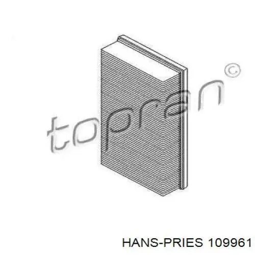 109961 Hans Pries (Topran) Воздушный фильтр двигателя
