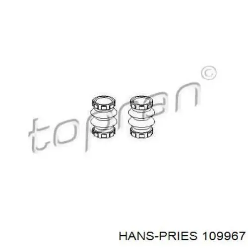 109967 Hans Pries (Topran) пыльник направляющей суппорта тормозного заднего