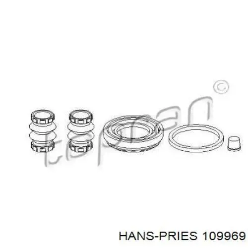 Ремкомплект суппорта тормозного заднего HANS PRIES 109969
