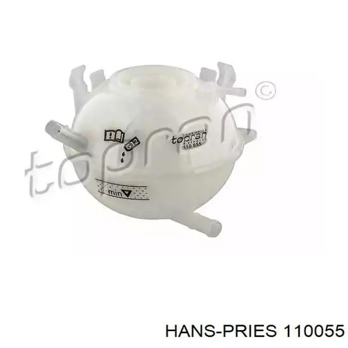 110055 Hans Pries (Topran) tanque de expansão do sistema de esfriamento